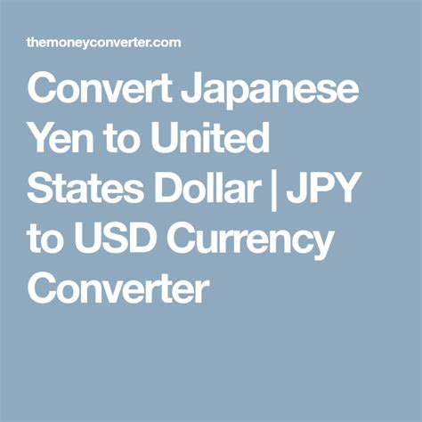 JPY To USD: Convert Japanese Yen to United States Dollar